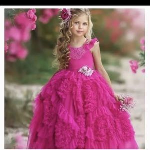 Dollcake Best Wishes Barbie Frock Fuschia Pink Women’s Sz 6
